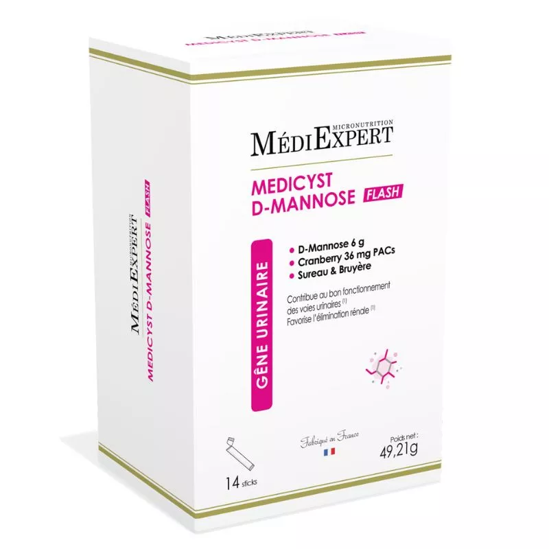 Médicyst D-Mannose Mediexpert - Confort féminin - 14 sticks