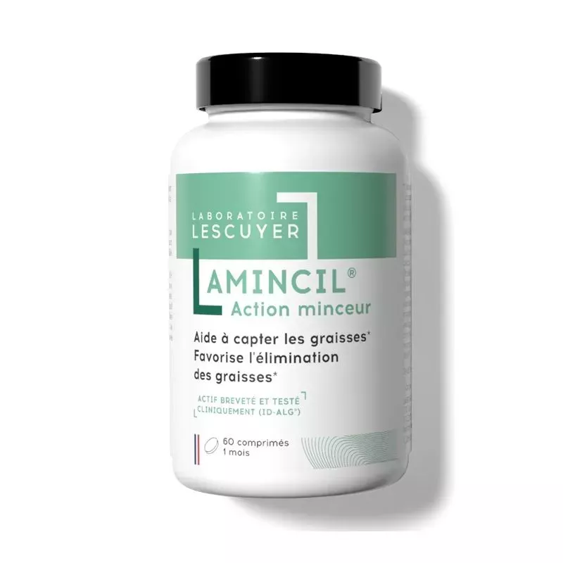 Capteur de graisses Amincil Action Minceur Laboratoires Lescuyer - 60 comprimés