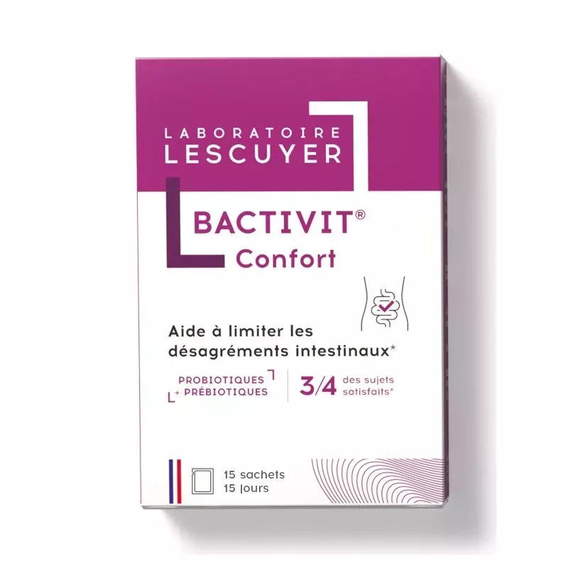 Bactivit confort intestinal Laboratoires Lescuyer - 15 sachets