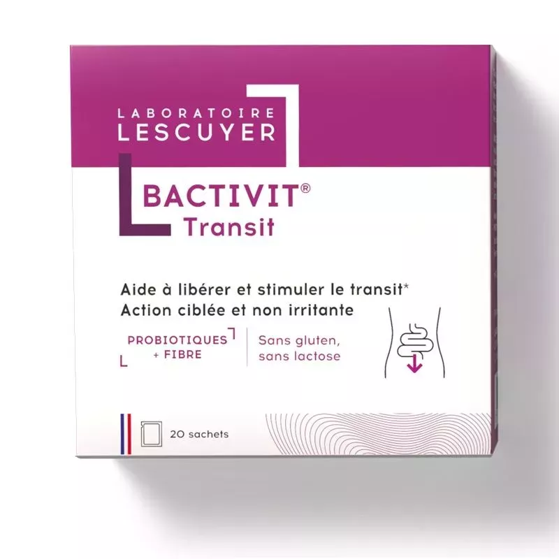 Bactivit Transit intestinal Laboratoires Lescuyer - 20 sachets