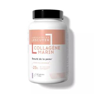 Collagène marin fermeté, élasticité et hydratation de la peau Laboratoires Lescuyer - 60 gélules