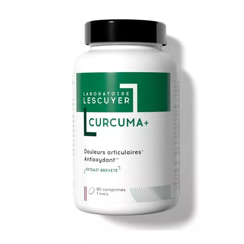 Curcuma+ douleurs articulaires & antioxydant Laboratoires Lescuyer - 60 gélules