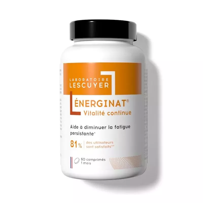 Énerginat Vitalité continue fatigue persistante Laboratoires Lescuyer - 60 comprimés