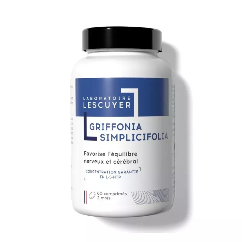 Griffonia Simplicifolia Équilibre nerveux & cérébral Laboratoires Lescuyer - 60 comprimés