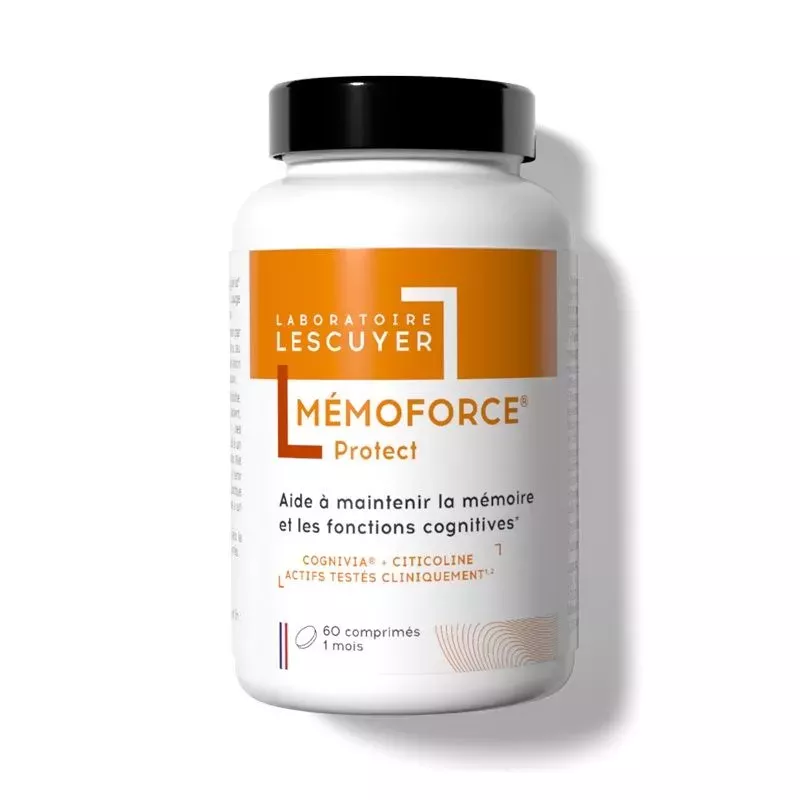 Mémoforce Protect fonctions cognitives Laboratoires Lescuyer - 60 comprimés
