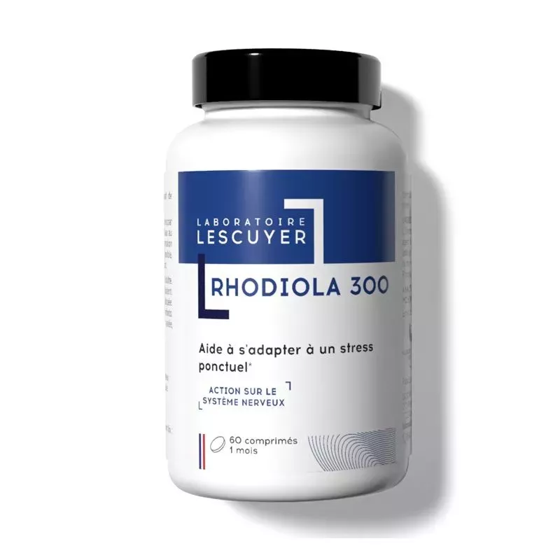 Rhodiola 300 Résistance face au stress ponctuel Laboratoires Lescuyer - 60 comprimés