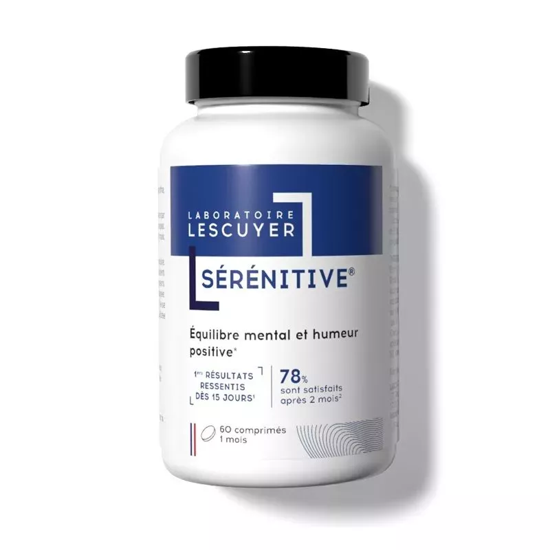 Sérénitive Équilibre bien-être émotionnels Laboratoires Lescuyer - 60 comprimés
