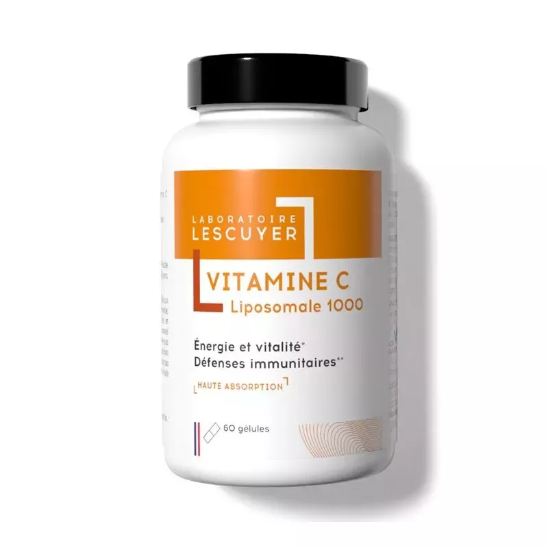 Vitamine C Liposomale 1000 vitalité & immunité Laboratoires Lescuyer - 60 gélules