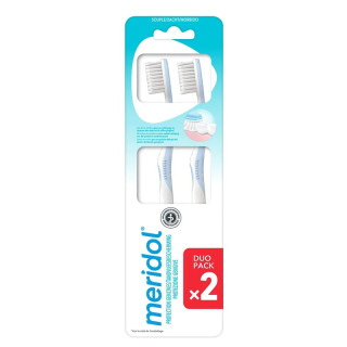 Brosse à dents souple Protection Gencives Méridol - Lot de 2