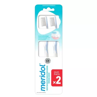 Brosse à dents souple Protection Gencives Méridol - Lot de 2