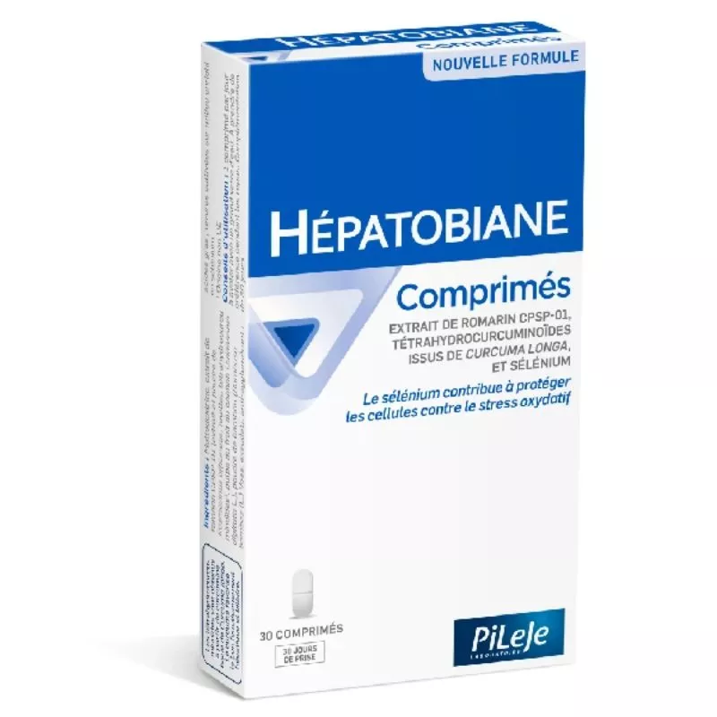 Hépatobiane stress oxydatif Pileje - 30 comprimés