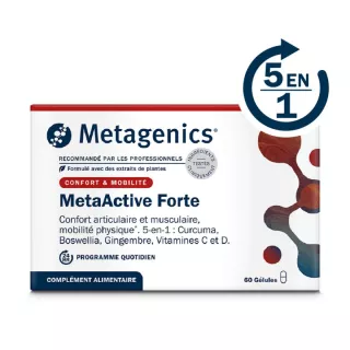 MetaActive Forte Metagenics - Confort articulaire et musculaire - 60 gélules