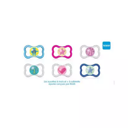 Mam Sucette Anatomique 2age Air Silicone 1