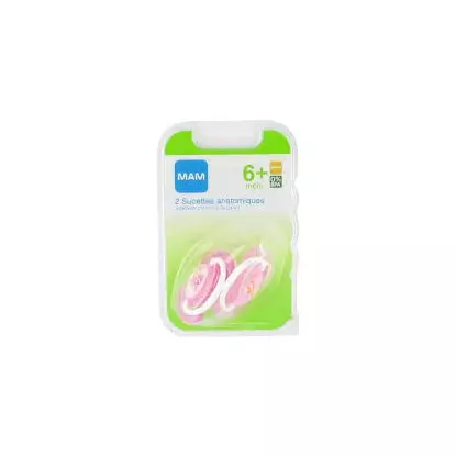 Mam Sucette Anatomique A Silicone 2Eme Age