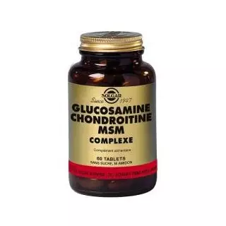 Solgar Glucosamine Chondroïtine MSM 60 Tablets
