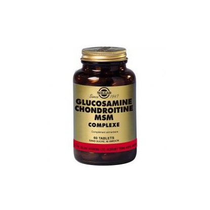 Solgar Glucosamine Chondroïtine MSM 60 Tablets