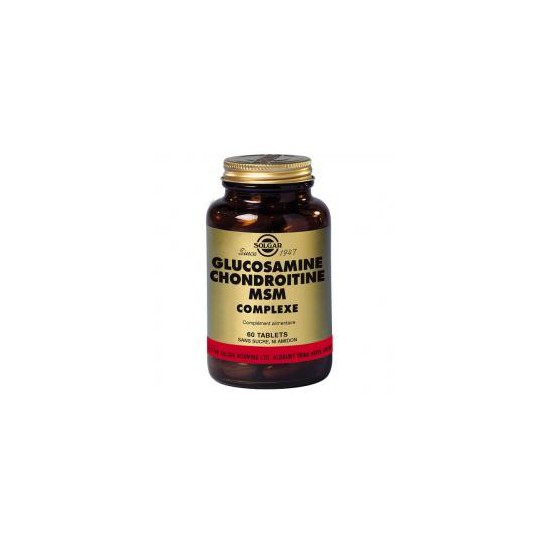 Solgar Glucosamine Chondroïtine MSM 60 Tablets