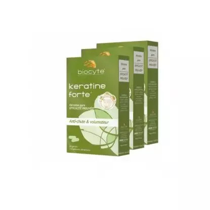 Biocyte Keratine forte lot de 3x60cp