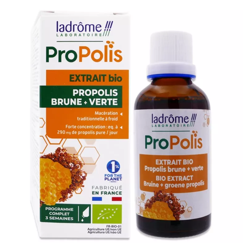 Ladrôme Extrait de propolis Bio - Anti-oxydant - 50ml