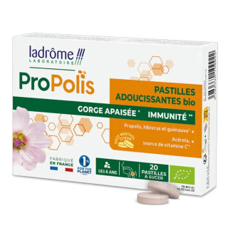 Ladrôme Propolis 20 Pastilles Adoucissantes Bio