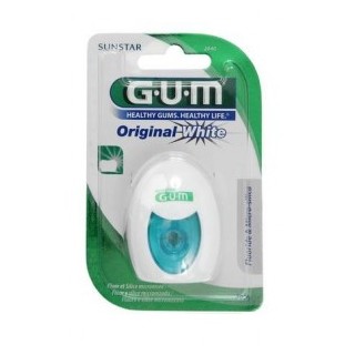 Gum Fils Dentaires Cire Fluoré anti-olorations 30m