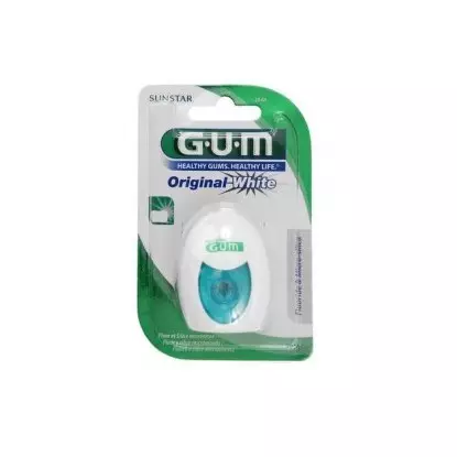 Gum Fils Dentaires Cire Fluoré anti-olorations 30m
