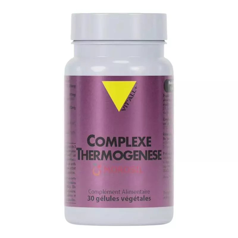 Complexe thermogenèse morosil™ & capsaicine Vit'all+ - Perte de poids - 30 gélules