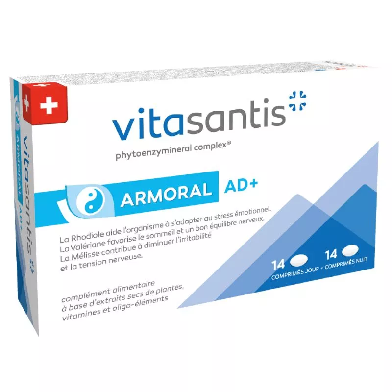 Vitasantis® Armoral AD+ Santis Pharma - 14 comprimés jour & 14 comprimés nuit