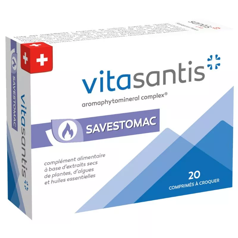 Vitasantis® Savestomac Santis Pharma - Digestion - 20 comprimés