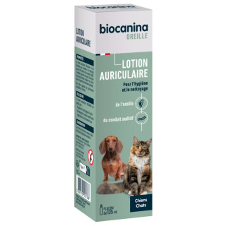 Lotion auriculaire chat et chien Biocanina - 135ml