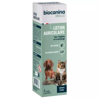 Lotion auriculaire chat et chien Biocanina - 135ml