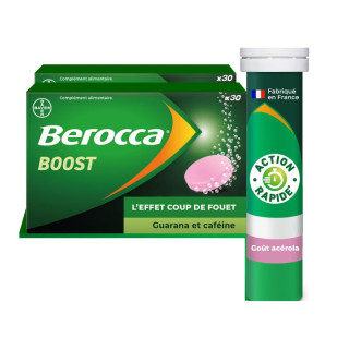 Berocca Boost Effet Coup de fouet Bayer - 10 comprimés effervescents