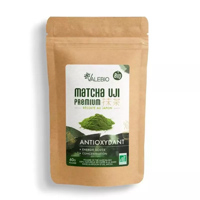 Matcha Premium Uji Bio Laboratoires Valebio - Antioxydant naturel - 60g