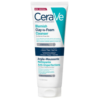 Argile moussante nettoyante anti-imperfections CeraVe - Tous types de peaux - 118ml