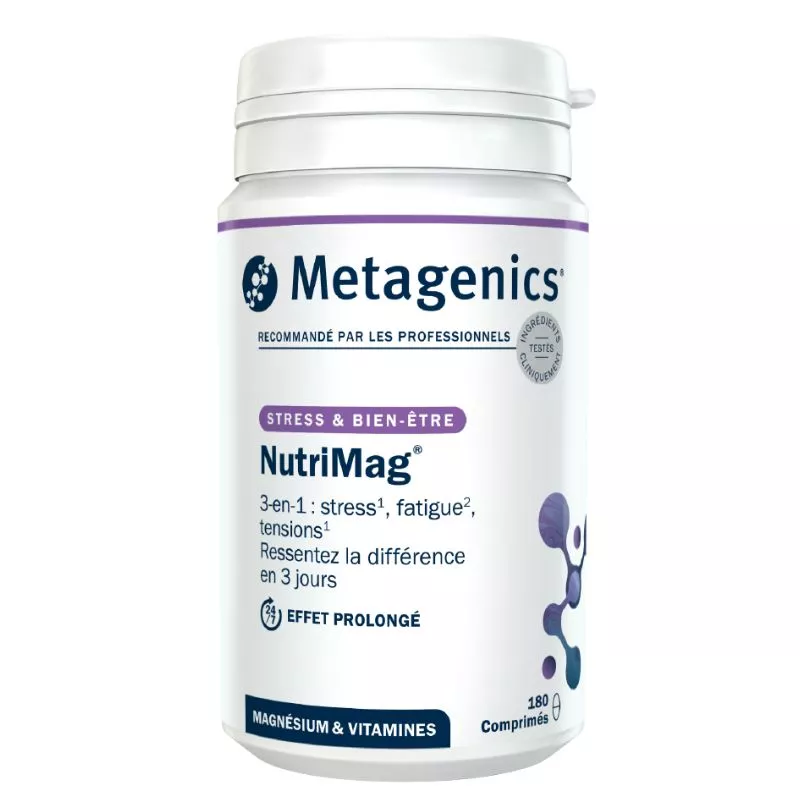 NutriMag Metagenics - Stress & bien-être - 180 comprimés