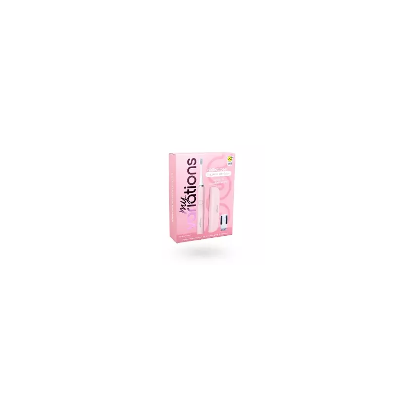 Coffret-cadeau brosse à dents électrique Pastel-Rose MyVariations + 4 accessoires