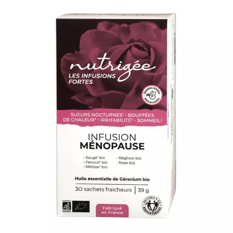 Infusion ménipause Nutrigée - Désagrèments de la ménopause - 30 sachets