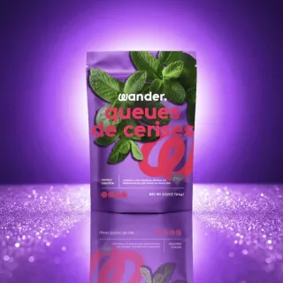 Queues de Cerises Action ventre plat Menthe Wandernana - 100g