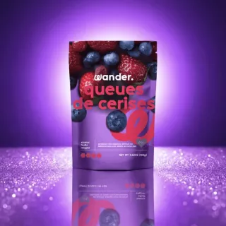 Queues de Cerises Action ventre plat Fruits Rouges Wandernana - 100g