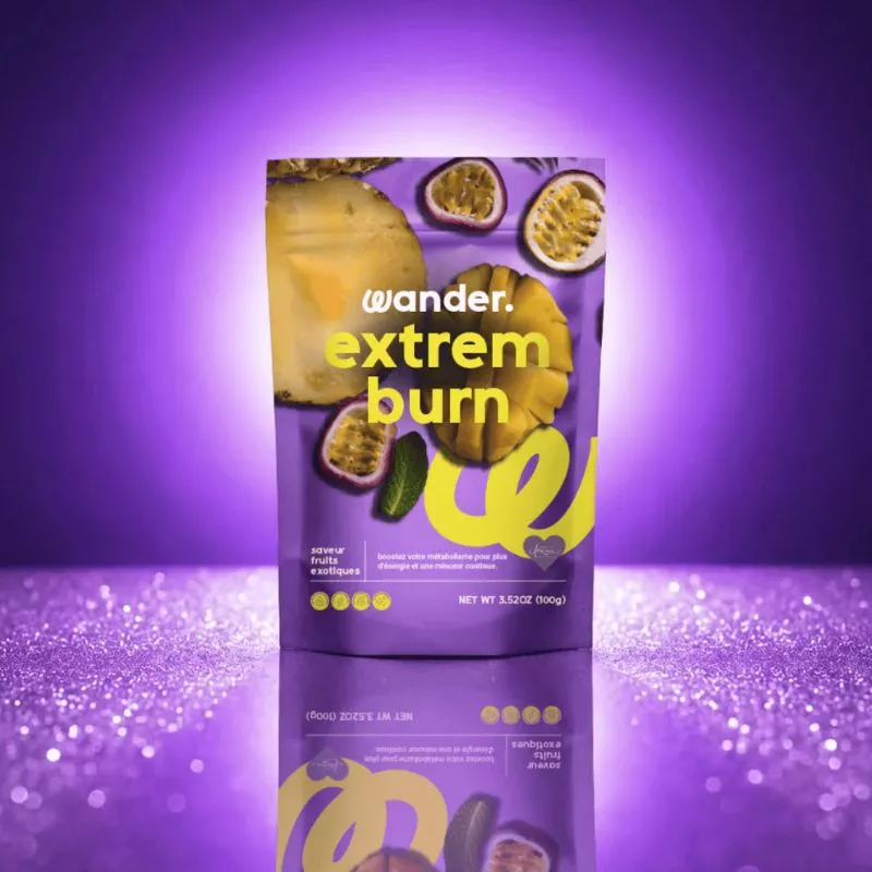 Tisane minceur brûle-graisse Extrem Burn  Fruits Exotiques Wandernana - 100g