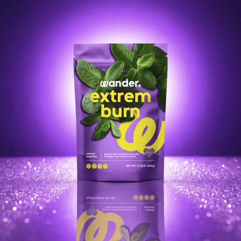 Tisane minceur brûle-graisse Extrem Burn Menthe Wandernana - 100g