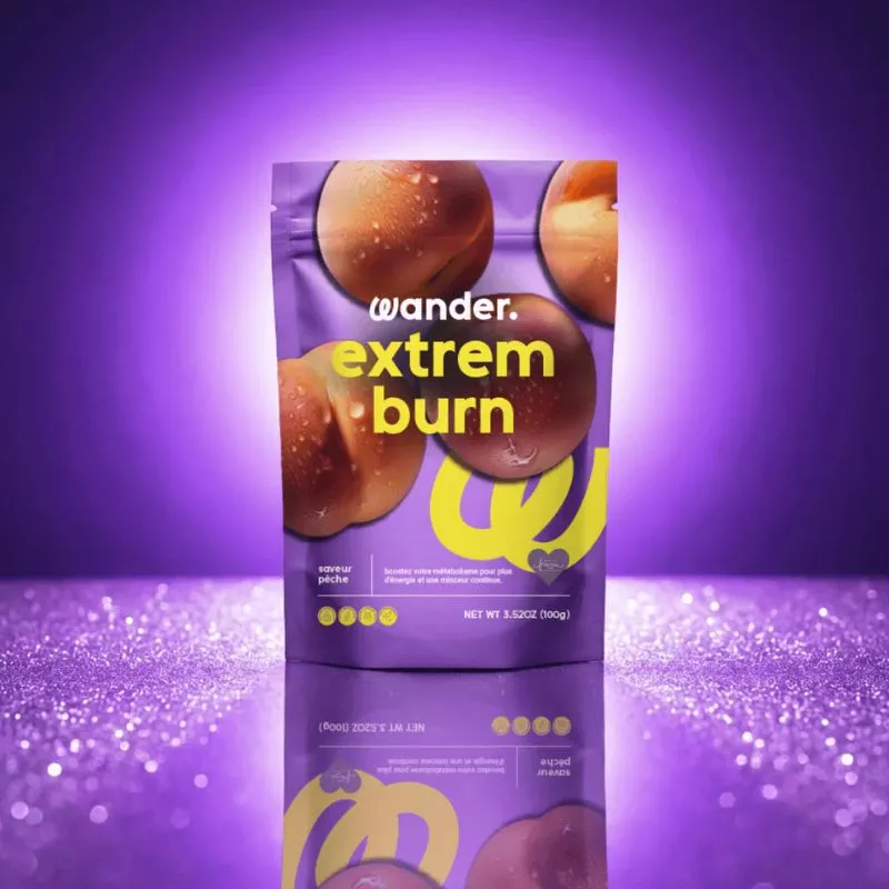 Tisane minceur brûle-graisse Extrem Burn Pêche Wandernana - 100g