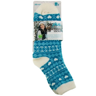 Chaussettes hydratantes femme Coeur bleu Aloe Cabin Socks AirPlus - 35-41