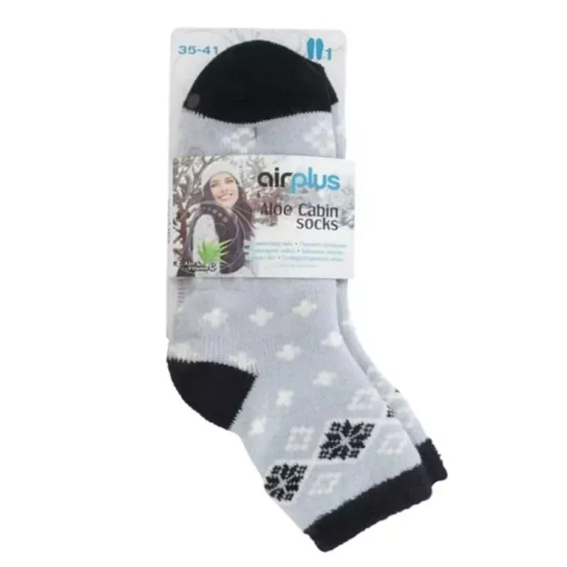 Chaussettes hydratantes femme Flocon noir Aloe Cabin Socks AirPlus - 35-41