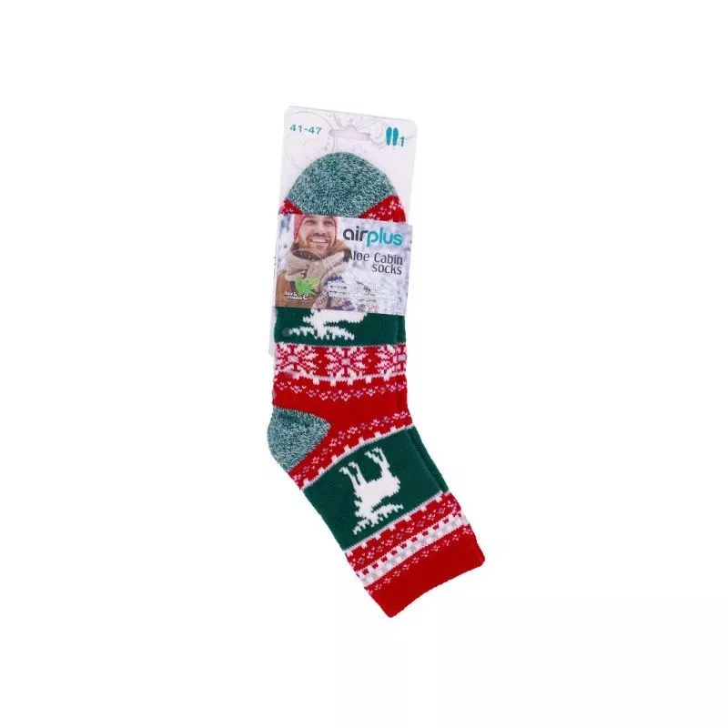 Chaussettes hydratantes hommes Renne vert Aloe Cabin AirPlus - 41-47