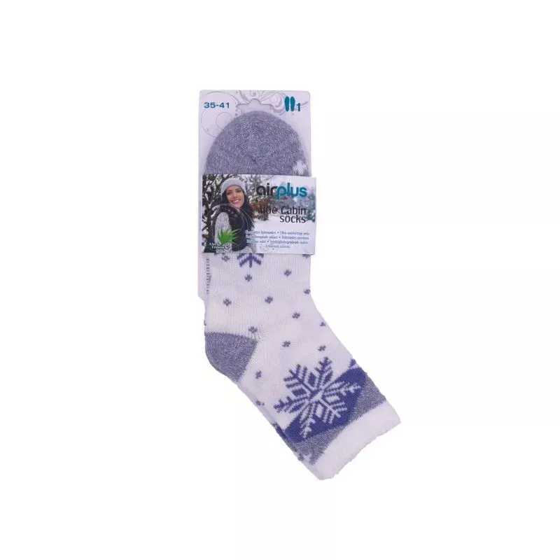 Chaussettes hydratantes femme Flocon bleu Aloe Cabin Socks AirPlus - 35-41