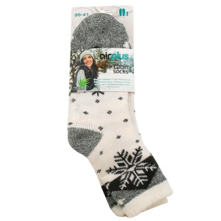 Chaussettes hydratantes femme Flocon vert Aloe Cabin Socks AirPlus - 35-41