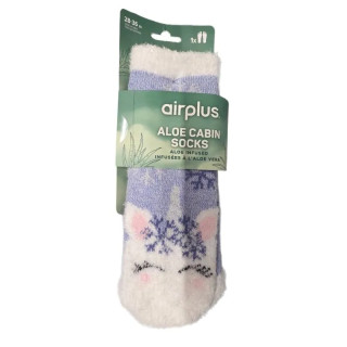 Chaussettes hydratantes enfants Licorne Aloe Cabin AirPlus - 28-36