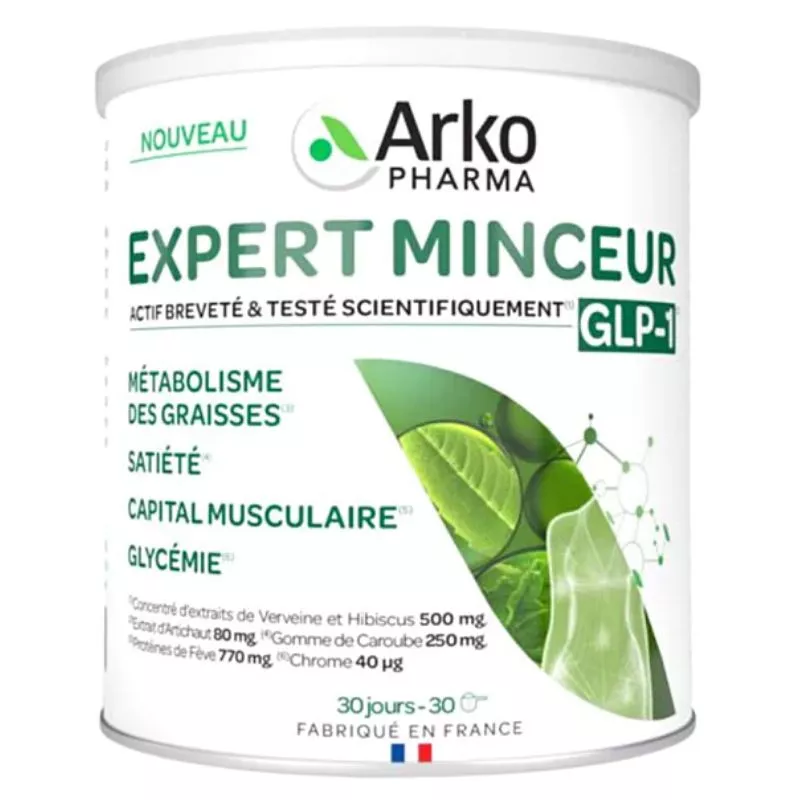 Expert Minceur GLP-1 Arkopharma - Métabolisme des graisses - 270g