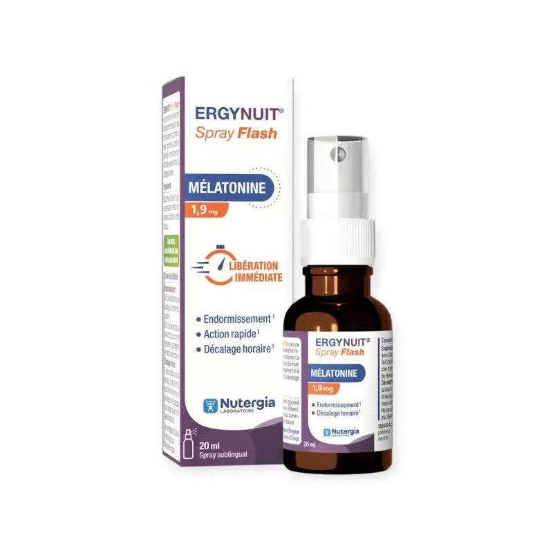 Nutergia Ergynuit Spray Flash endormissement rapide & sommeil réparateur - 20ml